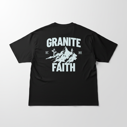 Granite Faith Tee - Back Graphic Clean